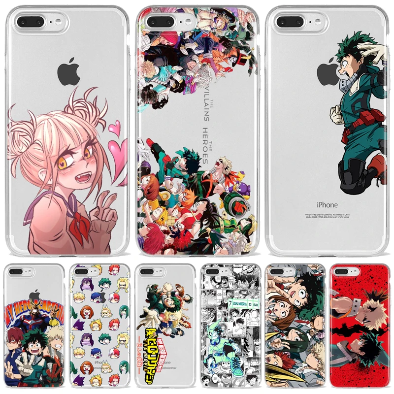 Чехол для телефона с аниме Моя геройская Академия deku bakugou Boku no Hero чехол iphone 11 12 Mini