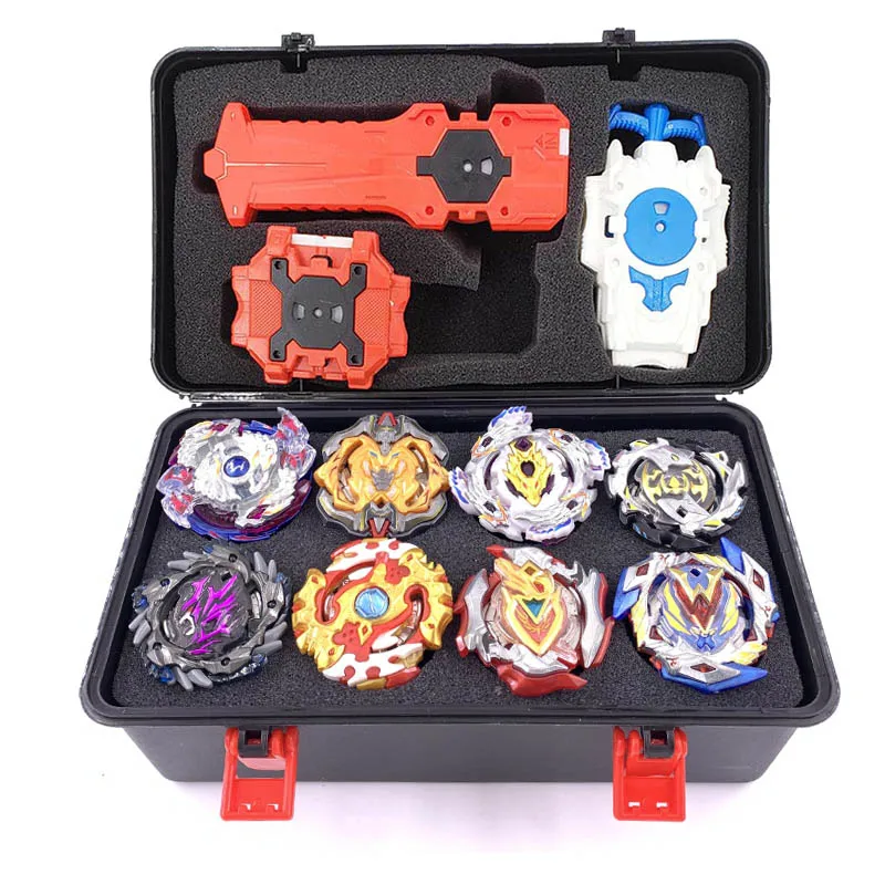 Топы Beyblade Burst GT bey Blade игрушка из металла Funsion Bayblade набор коробка для хранения с пусковой пластиковой коробкой игрушки для детей - Цвет: SNH-PT-5