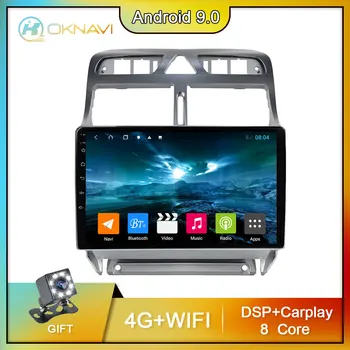 

OKNAVI 4G+64G Car Radio Multimedia Player For Peugeot 307 2002-2012 2013 Android 9.0 2 din Auto Navigation SWC Bluetooth Stereo