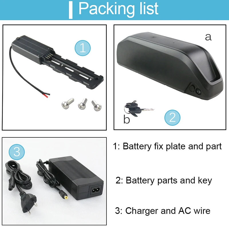Packing-list-EU  li-ion battery 48v 52v 36v