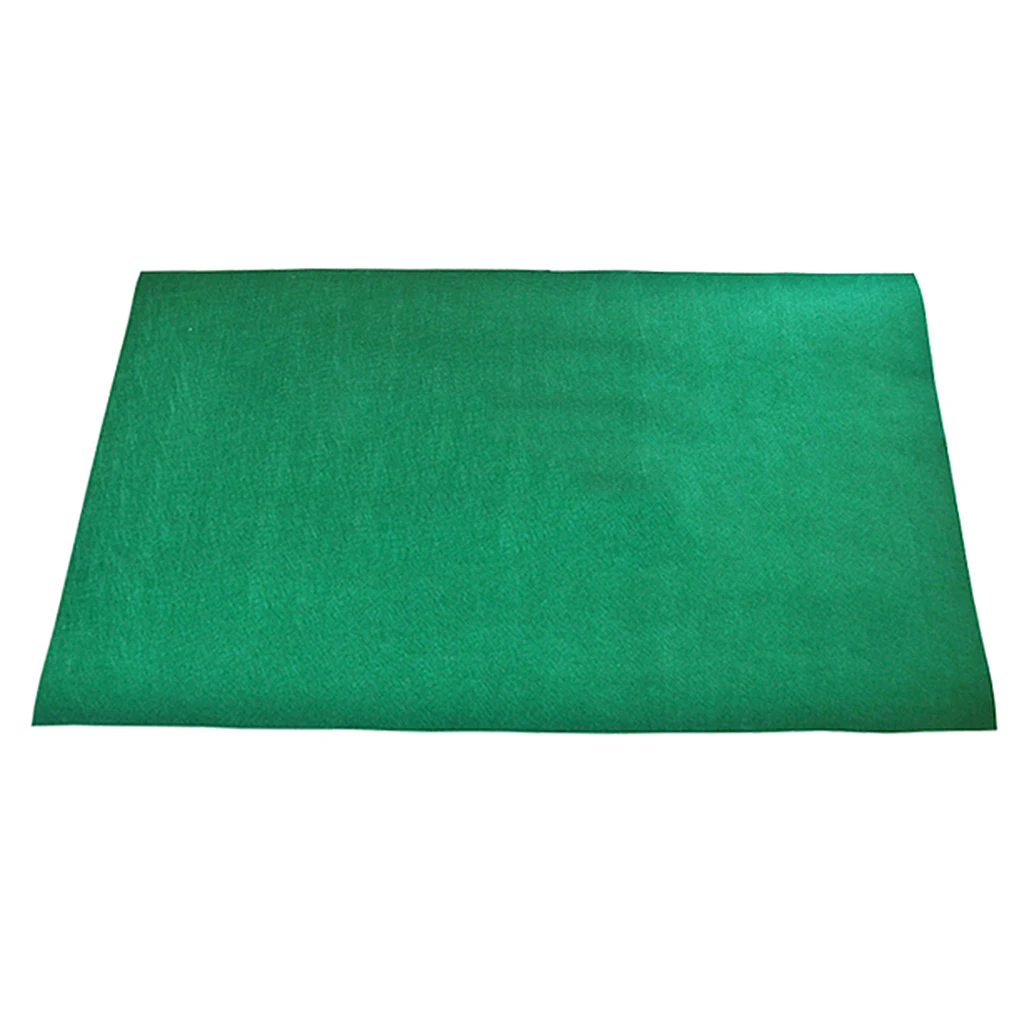 Green Non-woven Mat Game Table Cover Casino Layout Poker Cloth for Texas 'em High Quality