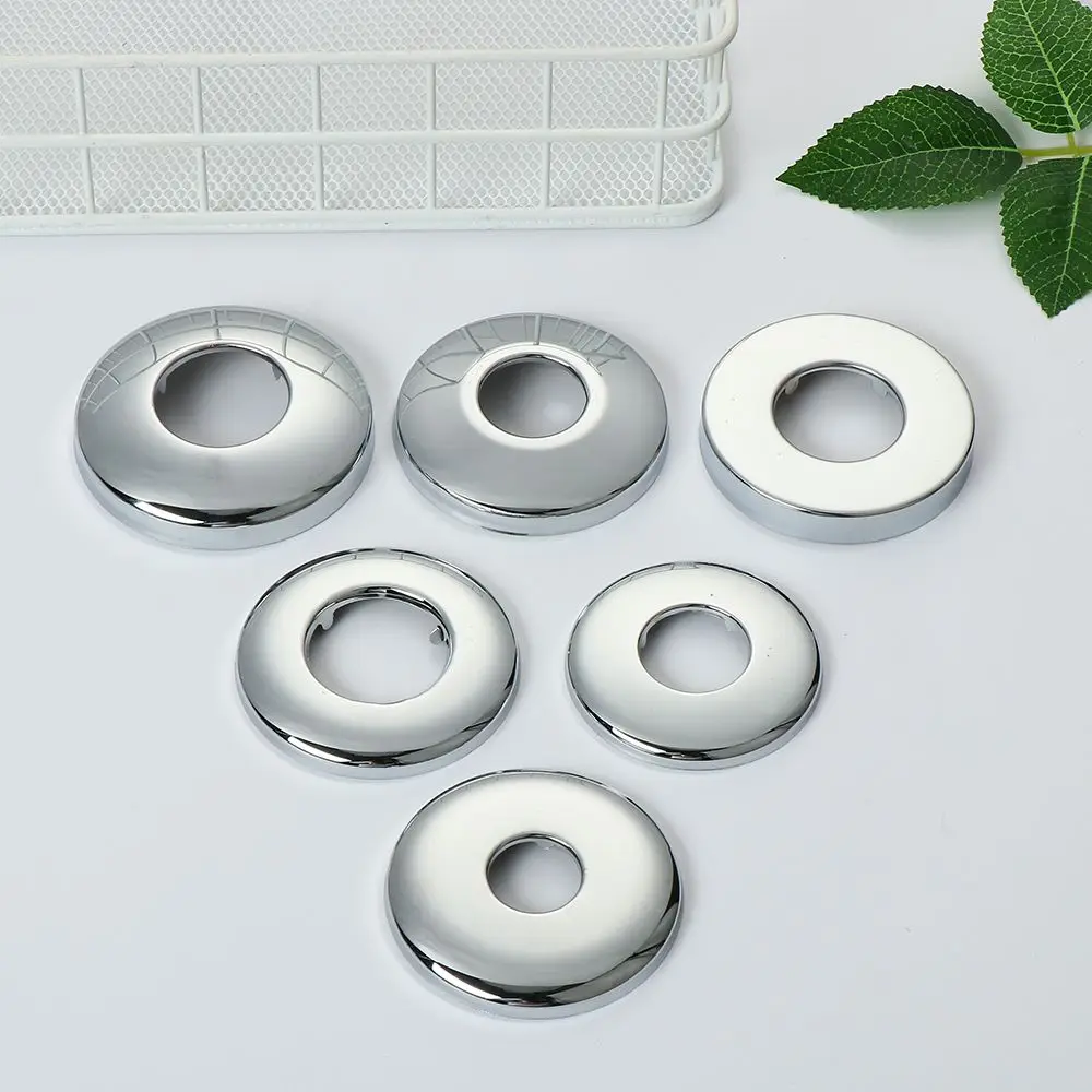Description Picture 5 of item1PC Stainless Steel Shower Faucet Decorative Cover Chrome Finish Water Pipe Wall Covers Flange Cover Kitchen Bathroom Accessory