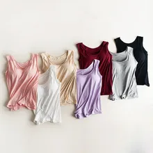 Черный/белый сексуальный жилет бюстгальтер модал без рукавов Летний Топ для женщин белые топы белье Feminina футболка нижнее белье женский Fdfklak