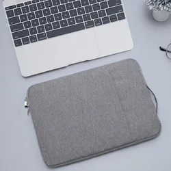 Waterproof Fabric Laptop Sleeve with Accessory Pocket - iPad 12.9 inch (Cowboy Gray)