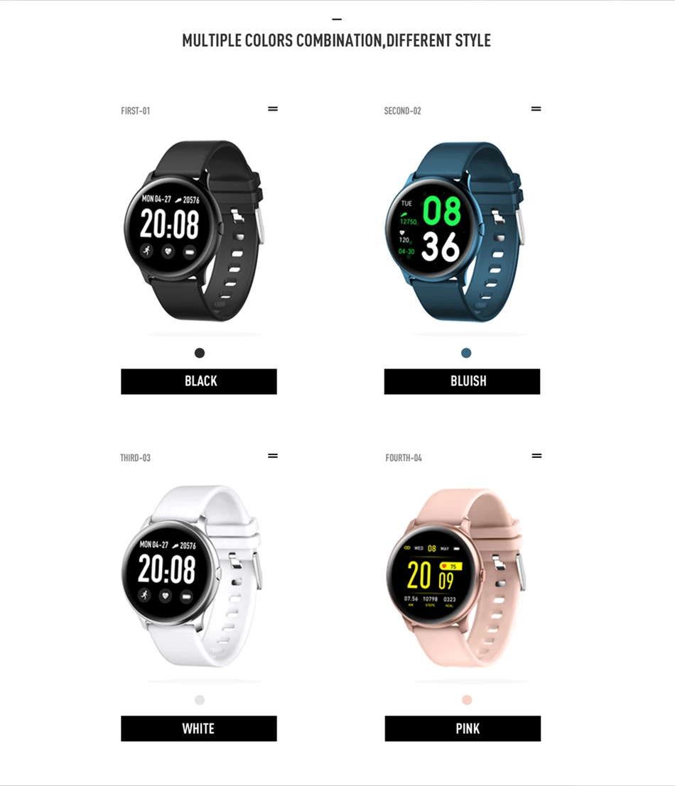 LIGE Новые водонепроницаемые Смарт-часы для женщин, мониторинг сердечного ритма, здоровье, Смарт-часы для мужчин, шагомер, фитнес-трекер, умный Браслет