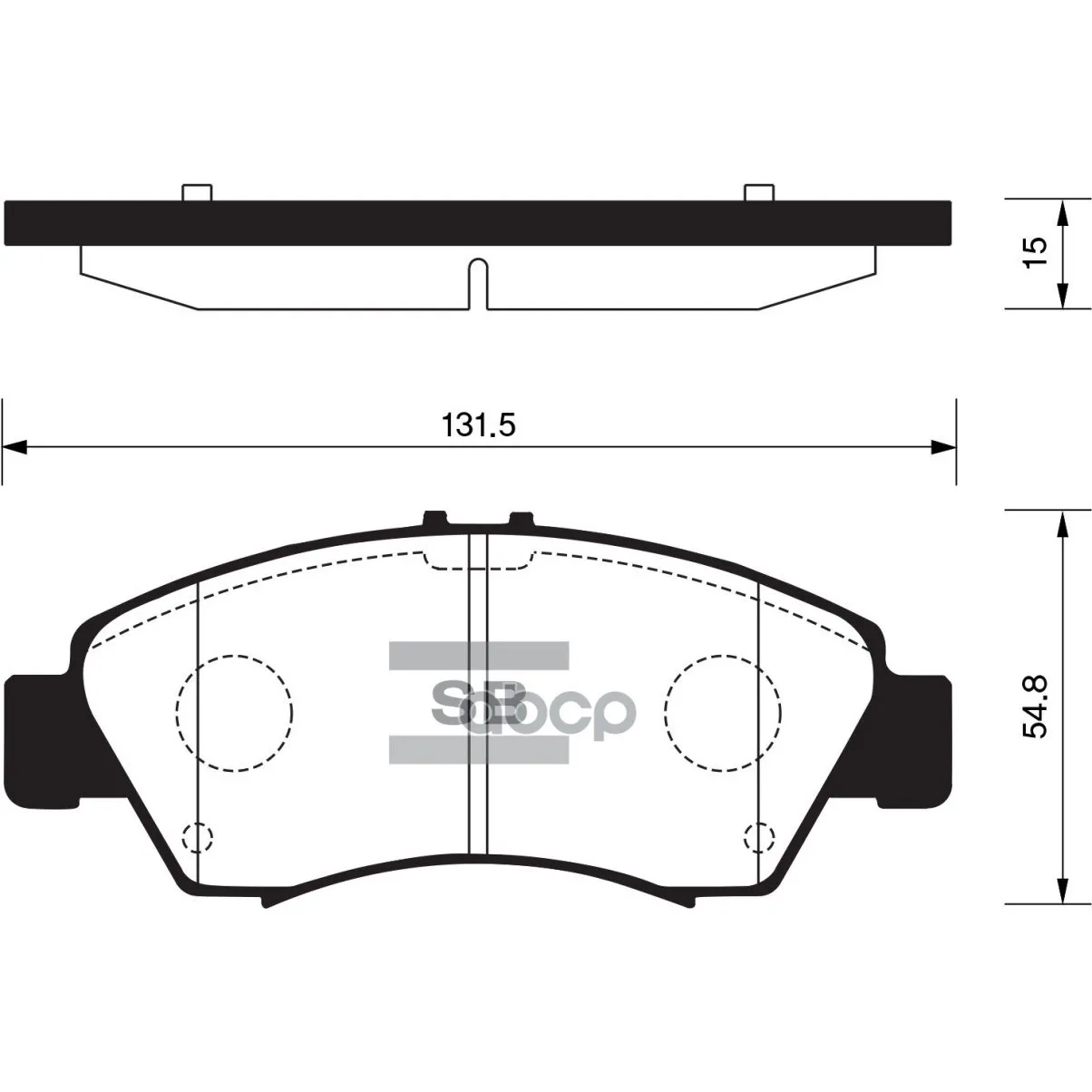 Sp2032_колодки Дисковые Передние! Honda Civic 1.3i-1.6i&16v 91-01 Sangsin Brake Sp2032 Sangsin brake арт. SP2032