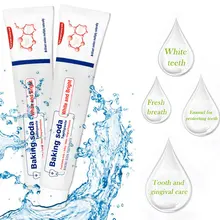 110 мл пищевая Сода зубная паста отбеливание зубов здоровье красота инструмент для ухода за зубами Горячая легко безопасные зубы красота