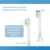 Замена щеточных головок Совместима с Электрической зубной щеткой Phillips Sonicare DiamondClean, HealthyWhite, FlexCare HX6064 HX6730