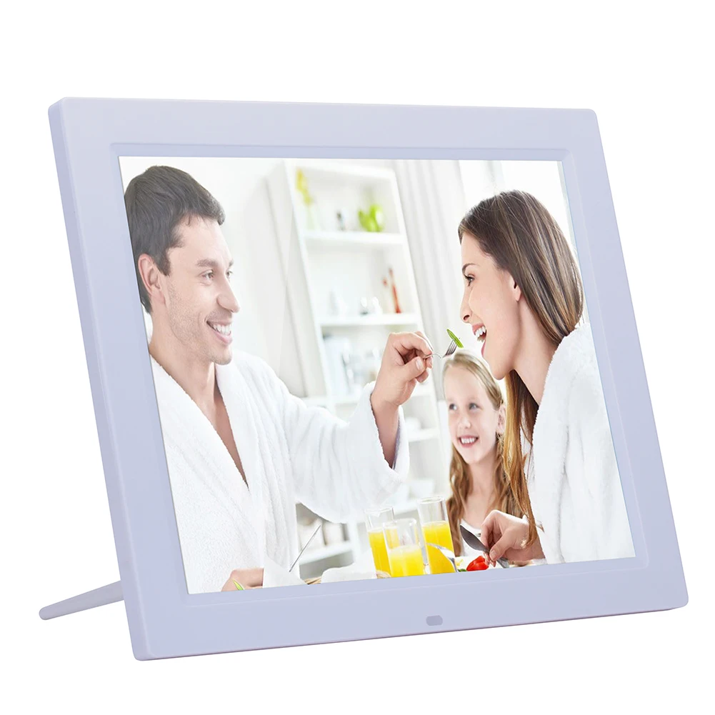 US $54.36 14 inch 43 LED Digital Picture Frame Remote Control Calendar Alarm Clock Electronic Album 1024 X 768 Smart Photo Music Movie