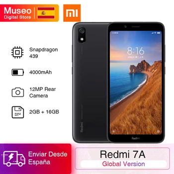 

Global Version Xiaomi Redmi 7A 7 A 2GB 16GB 5.45" Snapdargon 439 Octa core Mobile Phone 4000mAh 12MP Camera Smartphone