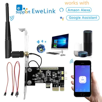 

Ewelink Wireless WiFi Smart Switch Computer Remote Power Supply Controller Board For Turn On/Off Computer for Amazon echo Ifttt