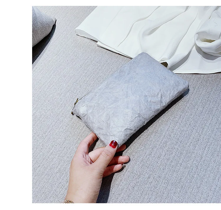 PUBGS женский клатч крафт-бумажный косметический мешок легкая моющаяся износостойкая Экологически чистая Портативная сумка для телефона