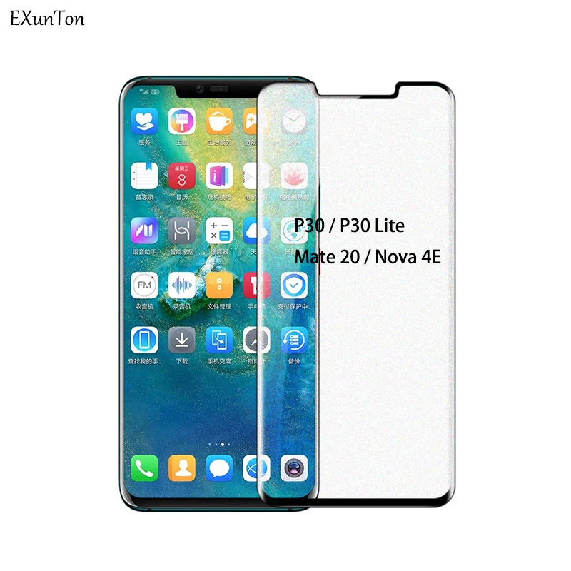 Матовое закаленное стекло для huawei P30 Lite mate 20 против отпечатков пальцев Nova 4E