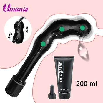 Vibrating Prostate Massager Male Masturbator Sex Toys for Man, Adult Anal Plug Butt Plug Anus G Spot Vibrator With Lubricant 1