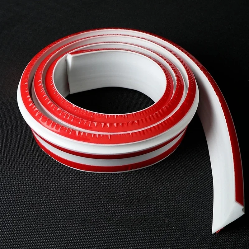 Silicone sealing strip tape Water Stopper Blocker Non-slip Dry And Wet Separation Flood Barrier for Shower Bathroom accessories