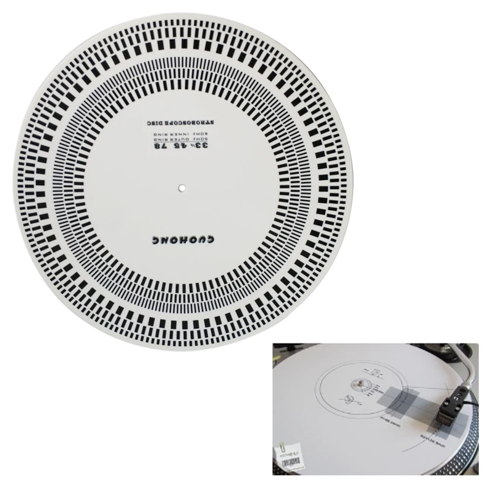 Коврик LP виниловый поворотный стол инструменты обнаружения практичный Тахометр