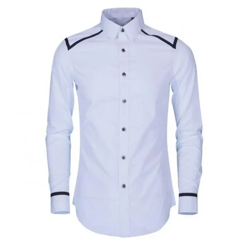 Minglu Slim Fit Men Shirt Hight Quality 