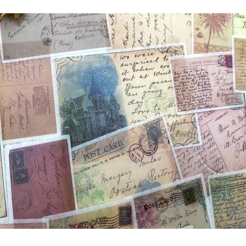 Decorative Stickers 60PCS/bag DIY vintage washi note