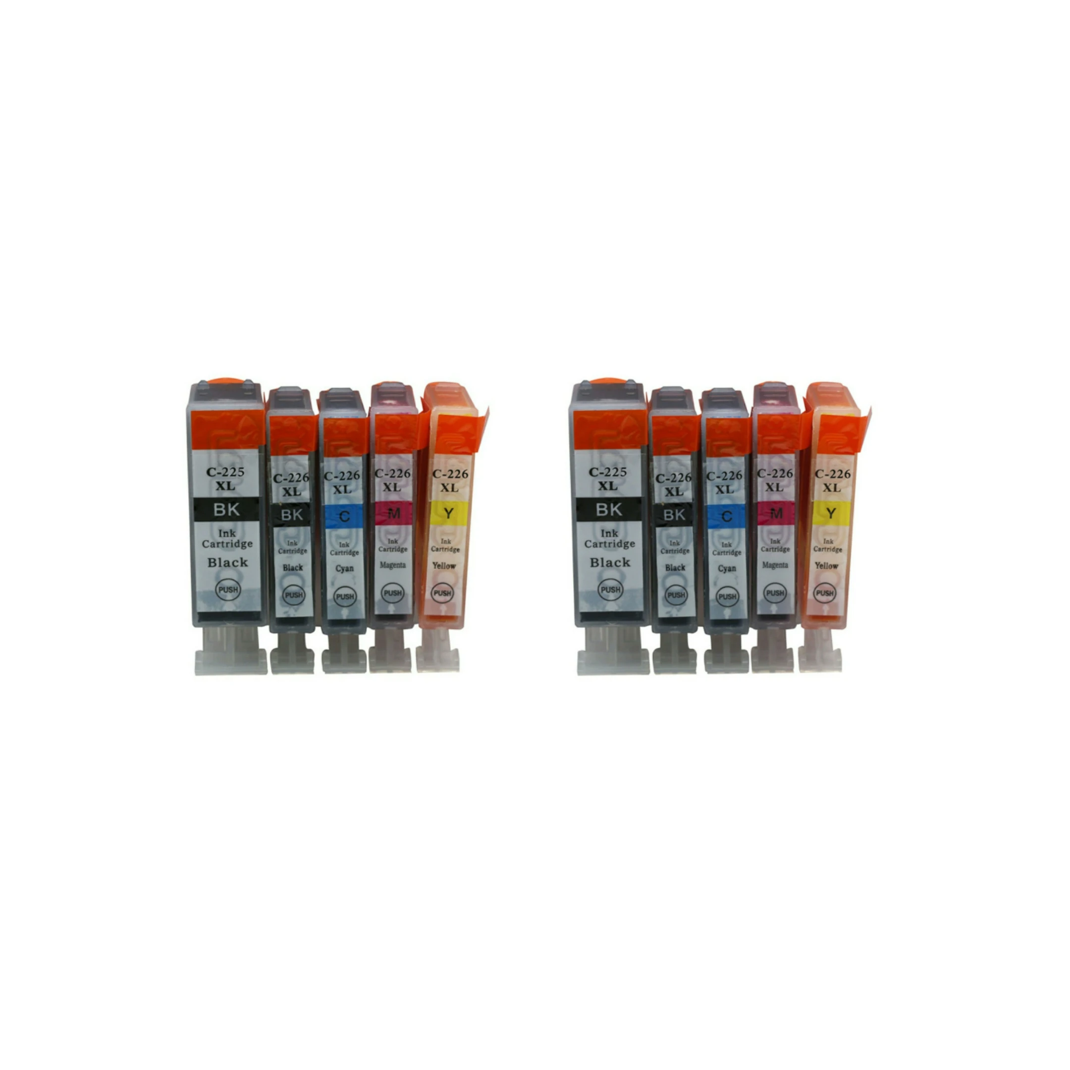 10PK для Canon PGI-225 CLI-226 совместимый чернильный картридж для принтера Canon принтерам PIXMA IX6520 IP4820 IP4920 MG5120 MG5220 MG6110 MG8120 MX712