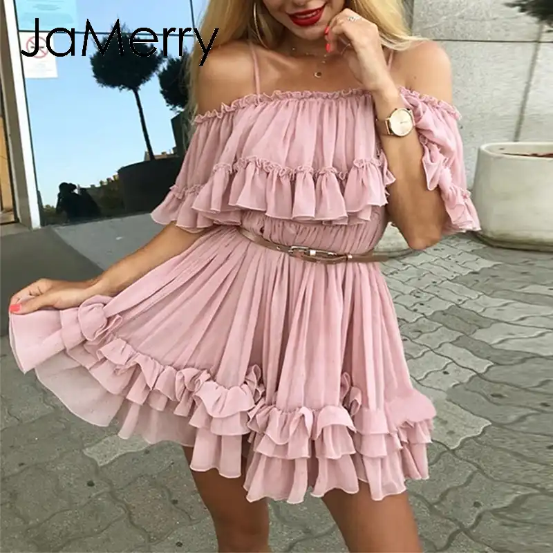 pink summer dresses 2019