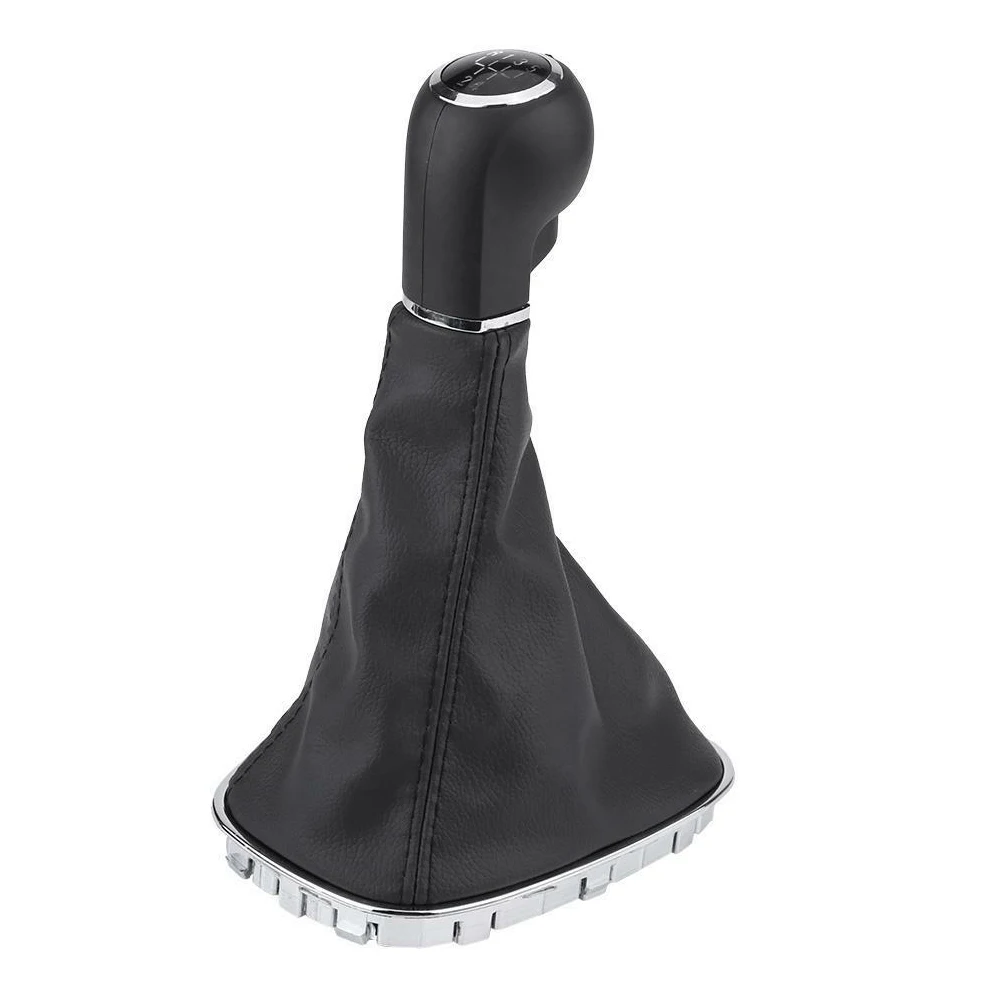 5 Speed Car Gear Shift Knob Lever Shifter Stick Leather Gaiter Boot Cover For Opel Corsa D 009140093 19276456 Auto Accessories