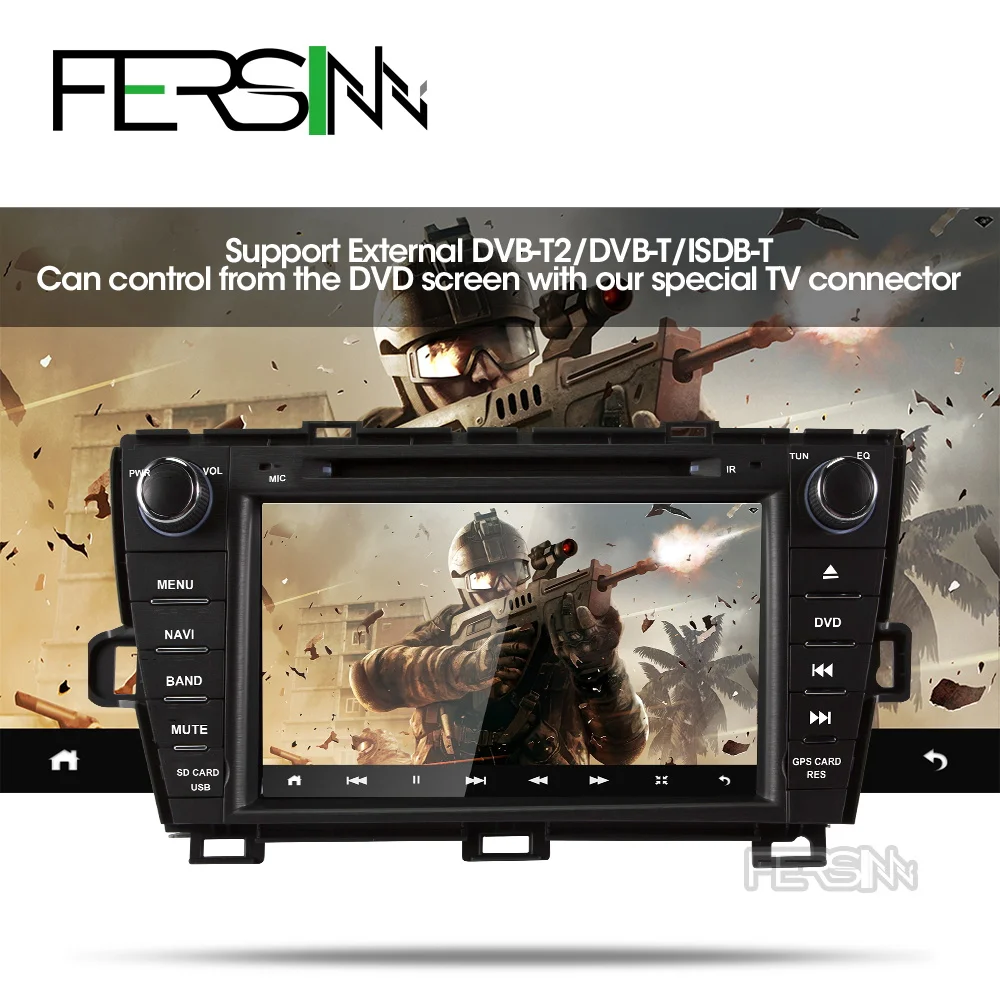 Fersinny android 9,0 автомобильный dvd для Toyota Prius 2009 2010 2011 2012 2013 gps навигации мультимедийный плеер