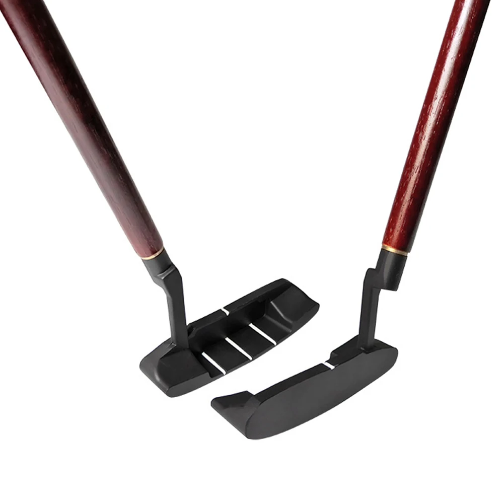 Gift Training Equipment Detachable Indoor Durable Easy Install Lightweight Space Saving Portable Mahogany Golf Putter 3 Sections