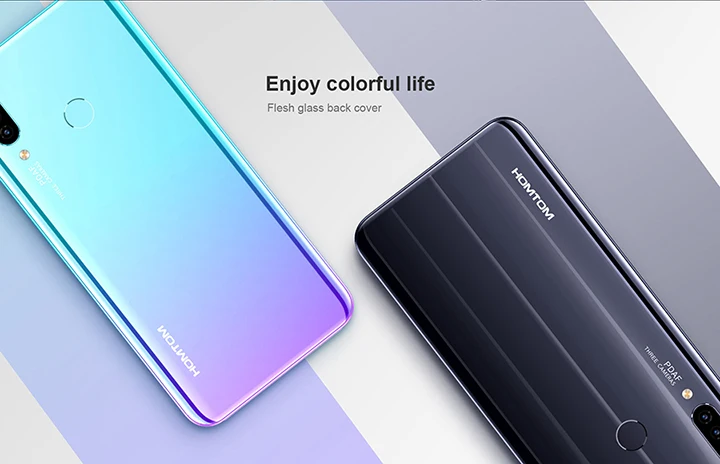 HOMTOM P30 pro Android 9,0 Helio P23 MTK6763 Восьмиядерный 4 Гб 64 Гб Смартфон 6,41 дюймов 4000 мАч 4G FDD-LTE стеклянный Чехол для мобильного телефона