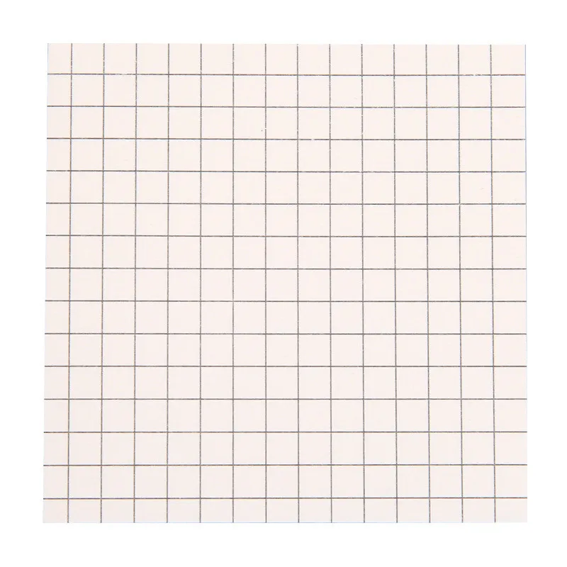 1PCS 80 Sheets Sticky Notes Self-Stick Lined Notepad 7.3 X 7.3cm Blank & Grid & Lined Memos Sticker Office School Supplies 6
