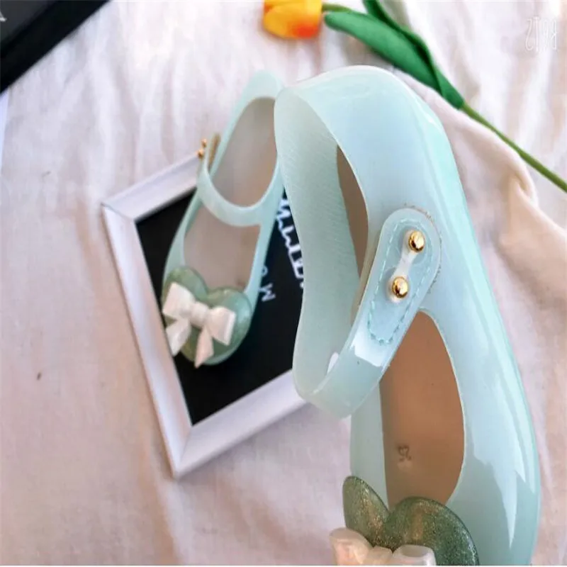 Mini Melissa/Новинка года; прозрачные сандалии для девочек; летние сандалии с короной; милые детские сандалии Melissa; пляжная обувь; обувь для малышей; 13-18 см