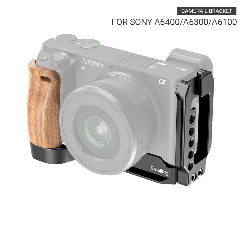 SmallRig A6400 L Пластина A6300 L-кронштейн для Sony функция QR быстросъемная пластина Arca Style
