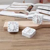 60 Minutes Kitchen Timer Count Down Alarm Reminder White Square Mechanical Timer for Kitchen ► Photo 3/5