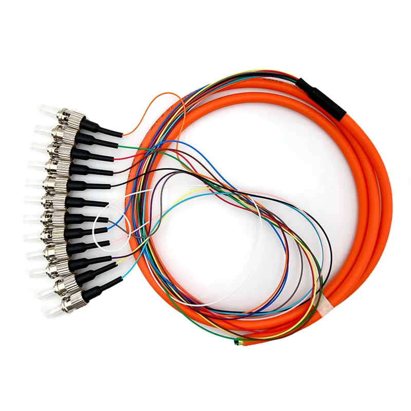 5 шт./лот ST pigtails 1 м ММ 62 5/125um волоконно оптический кабель ftth 12core UPC пачка