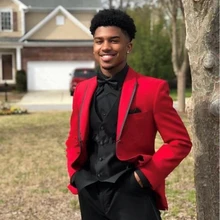 Последние индивидуальные мужские костюмы остроконечные лацканы свадебные костюмы на одной пуговице сделал выпуск Выпускной смокинг блейзер для мужчин жениха только один Jac