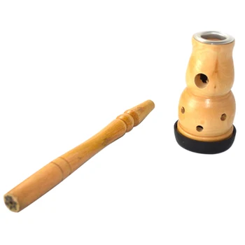 

Therapy Burner Holder Navel Massage Portable With Moxa Stick Wood Moxibustion Box Multifunction Home For Acupuncture Health Care