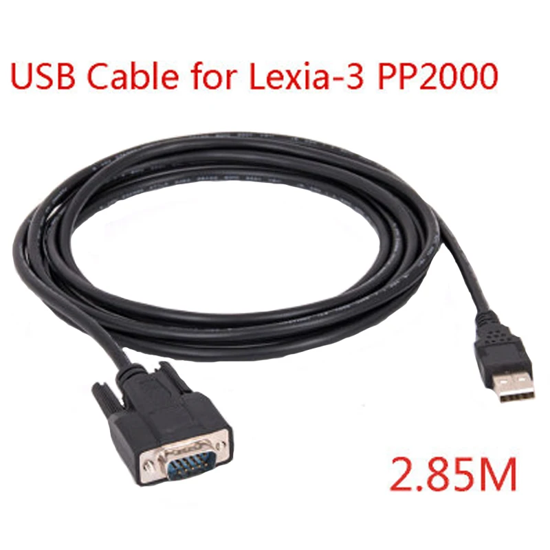 OBD 2 кабель для peugeot citroen LEXIA 3 PP2000 2,85 m OBD 2 соединительный кабель USB инструмент диагностики