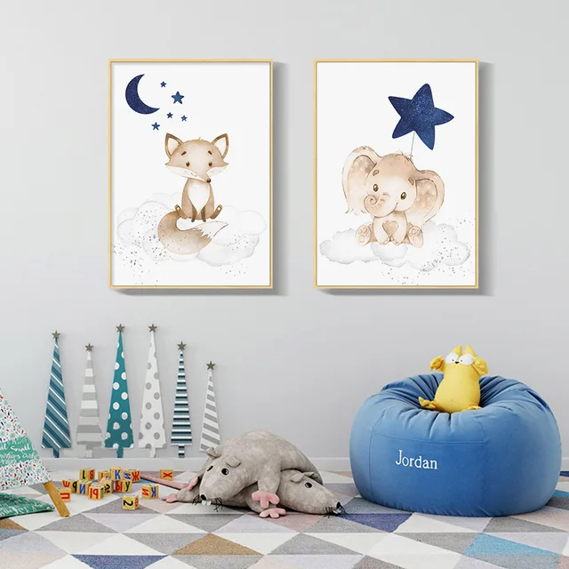 Ernest – affiche de livres pour enfants, tableau mural pour enfants,  Portrait de jolis chats, imprimés artistiques, décoration de maison, cadeau  pour enfant - AliExpress