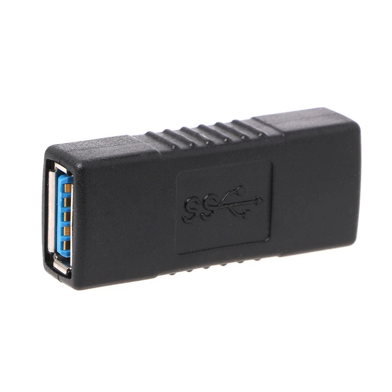 AAAE Top-2Pcs Usb 3,0 тип A адаптер «Мама-мама» соединитель
