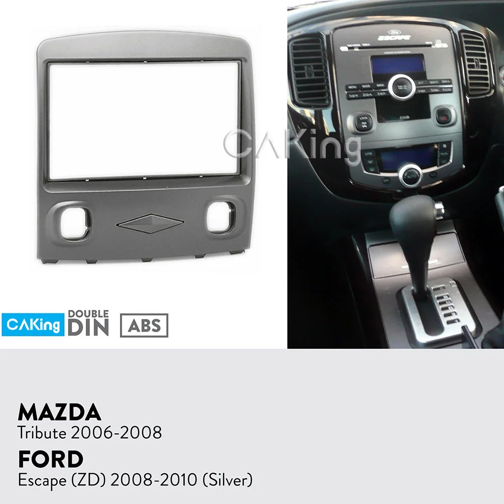 Автомобильная радиопанель Fascia Для Ford Escape (ZD) 2008-2010 Mazda Tribute 2006-2008 комплект для