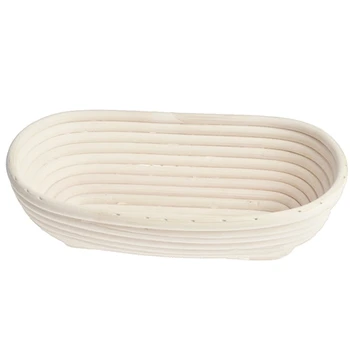 

Round/Oval Natural Rattan Bread Fermentation Basket Long Dough Proofing Loaf Proving Mold Home Baking Pastry Tools Bakeware