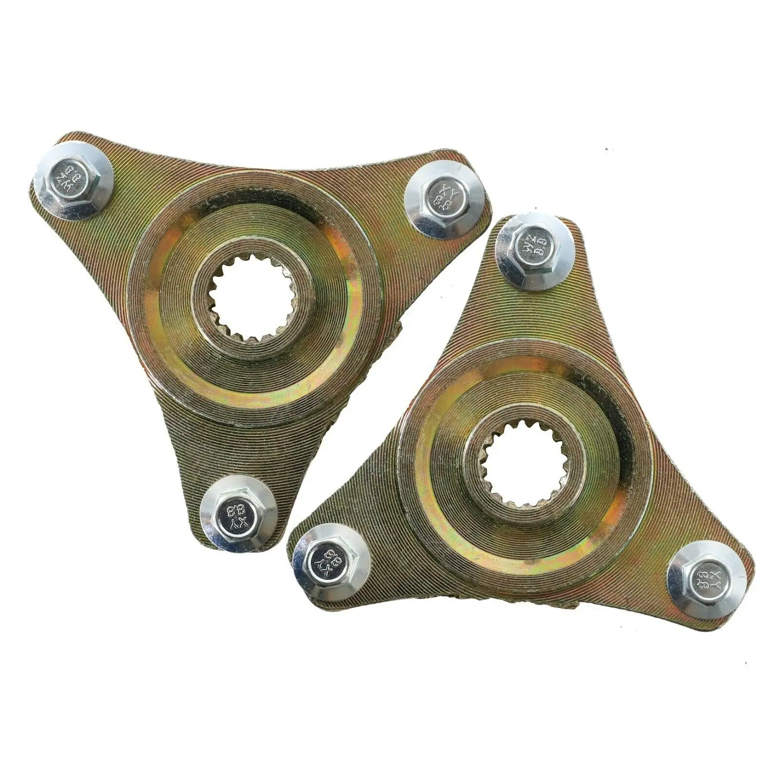 Pair 3 Stud 78mm 17T Rear Axle Wheel Hubs For Go Kart Racing Mini Bike ATV go kart live axle hub
