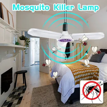 

45W E27 LED Garage Light LED Ceiling Light Folding Mosquito Repellent Light Ceiling Mosquito Insect killer Repellent lamp