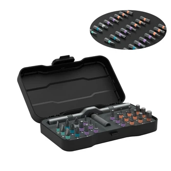 

Xiaomi Screwdriver Set DUKA RS1 24 in 1 Ratchet Wrench Screw driver Kit S2 Magnetic Bits Tools Set DIY Household Repair Tools