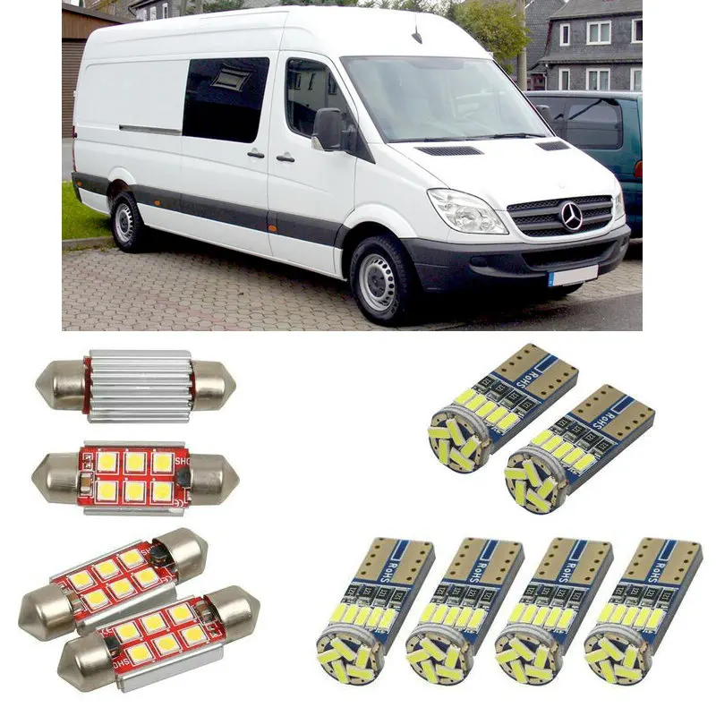 Внутренние светодиодные автомобильные лампы для mercedes sprinter 4 6-t box 906
