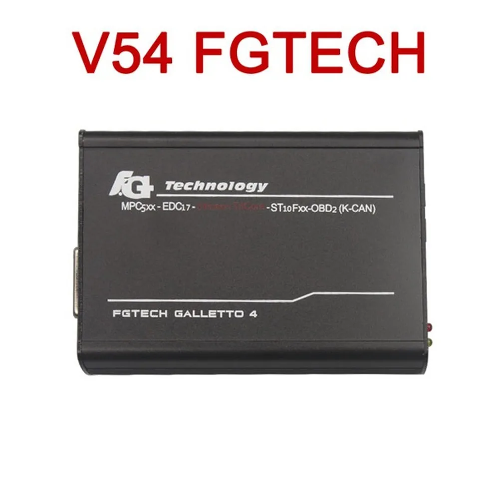 FGTech V54 ECU чип-тюнинг инструмент Galletto 4 Master для автомобилей/грузовиков мотоциклов морской BDM MPCxx BDM режим загрузки Tricore FGTech V54