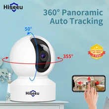 Hiseeu-Cámara de videovigilancia con WIFI, 1080P, 3MP, protección de seguridad, seguimiento automático, IP, CCTV, Monitor para casa inteligente de bebé 360