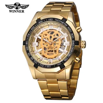 

T-WINNER Skull Watches Skeleton Automatic Watches for Man Mechanical Skull Watches Top Brand Luxury Dropshipping Wholesale