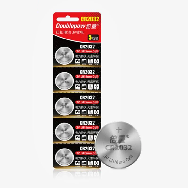 

5pcs/pack CR2032 Battery 3v Lithium Cell Batteries For Watch Set-top Box Remote Control Battery Original Coins Button Batteries