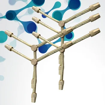 

5pcs Copper Sprinkler Automatic Rotating Adjustable Sprinkler for Lawn Garden Agricultural Irrigation