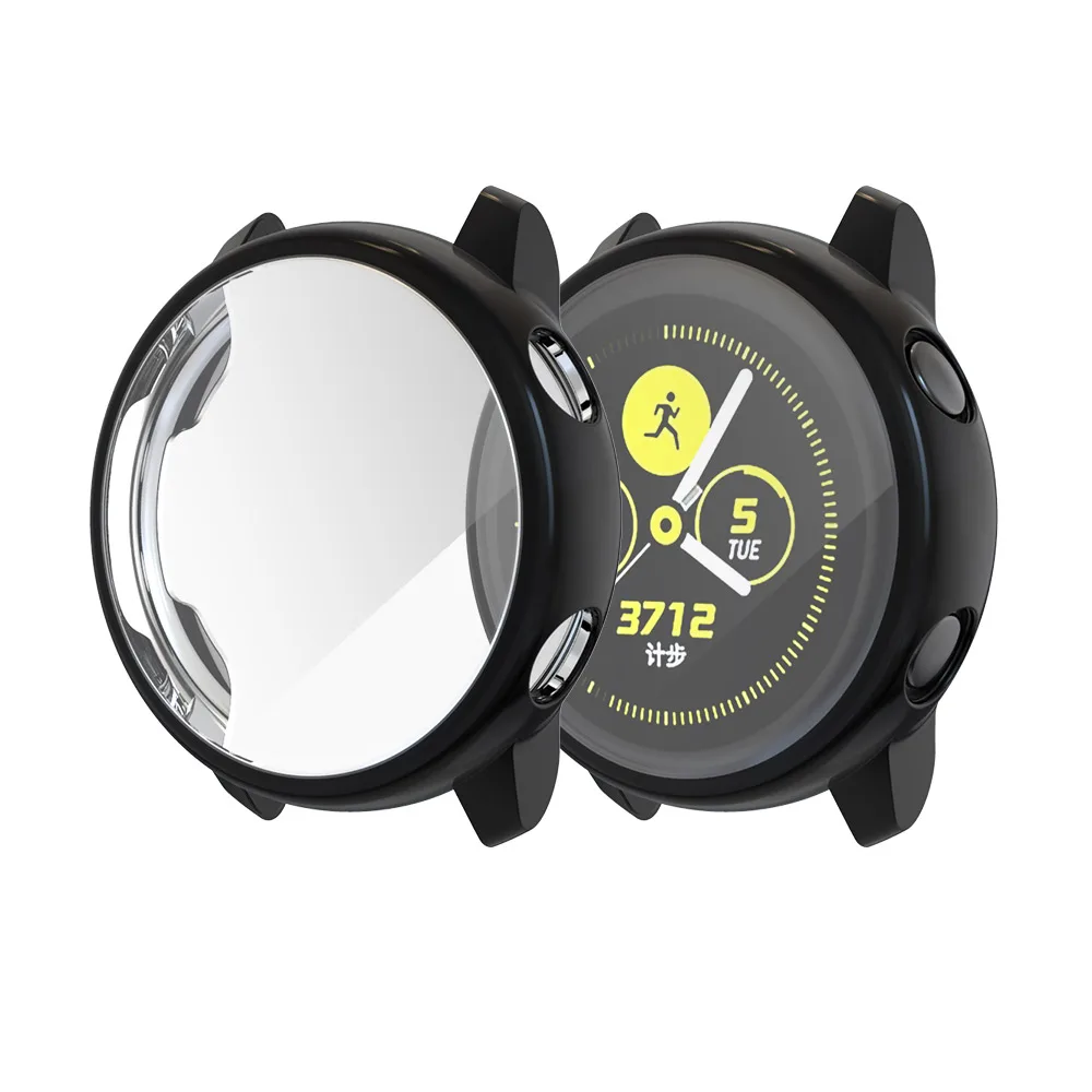 

Galaxy Watch active case for Samsung galaxy watch active 40mm SM-R500 bumper Protector HD Full coverage Screen Protection case